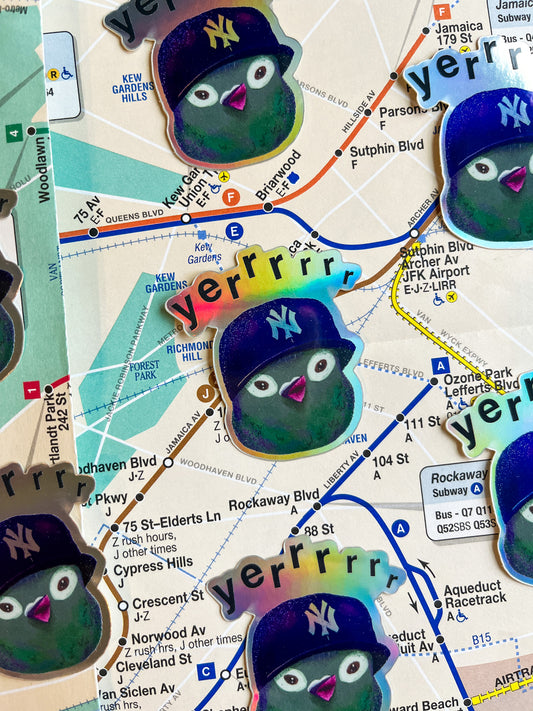 YERRR Pigeon Sticker