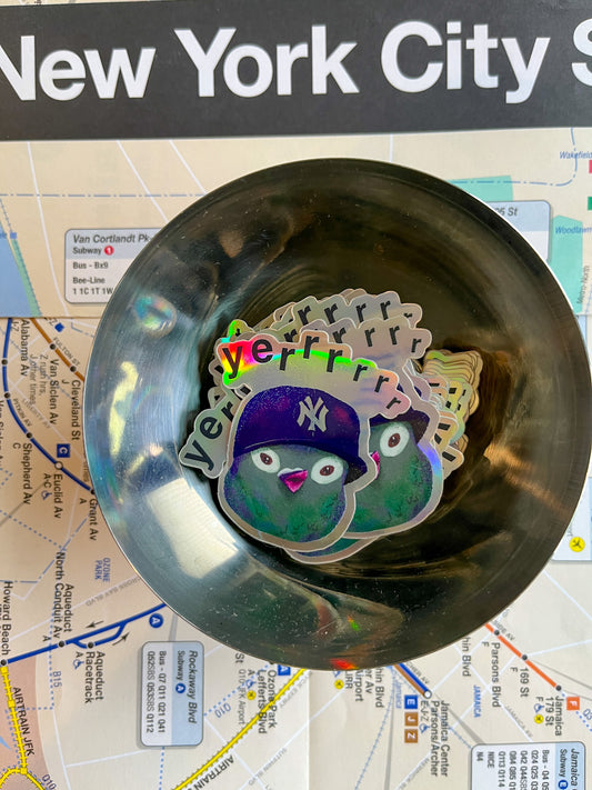 YERRR Pigeon Sticker