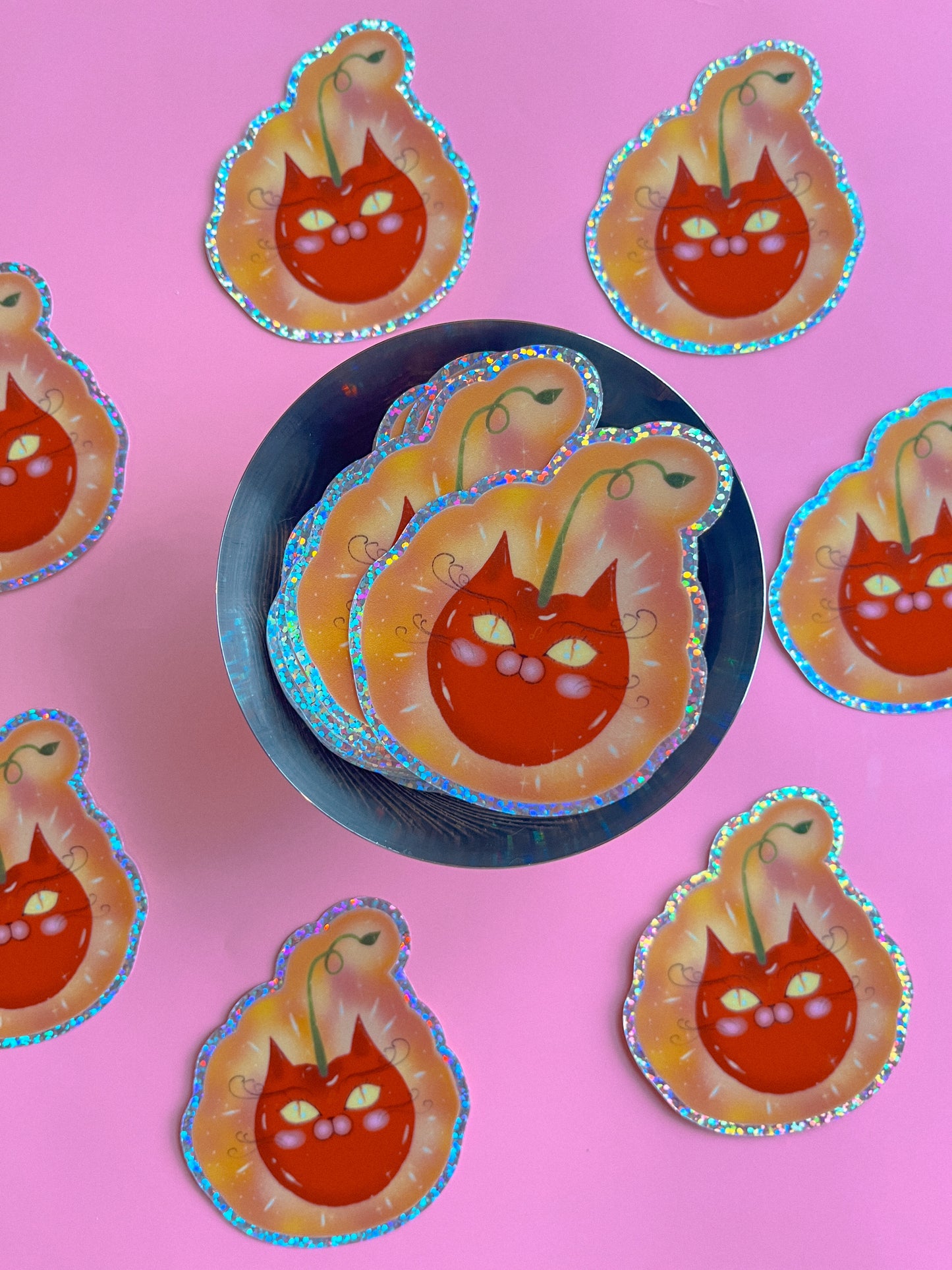 Cherry Cat Astrology Stickers