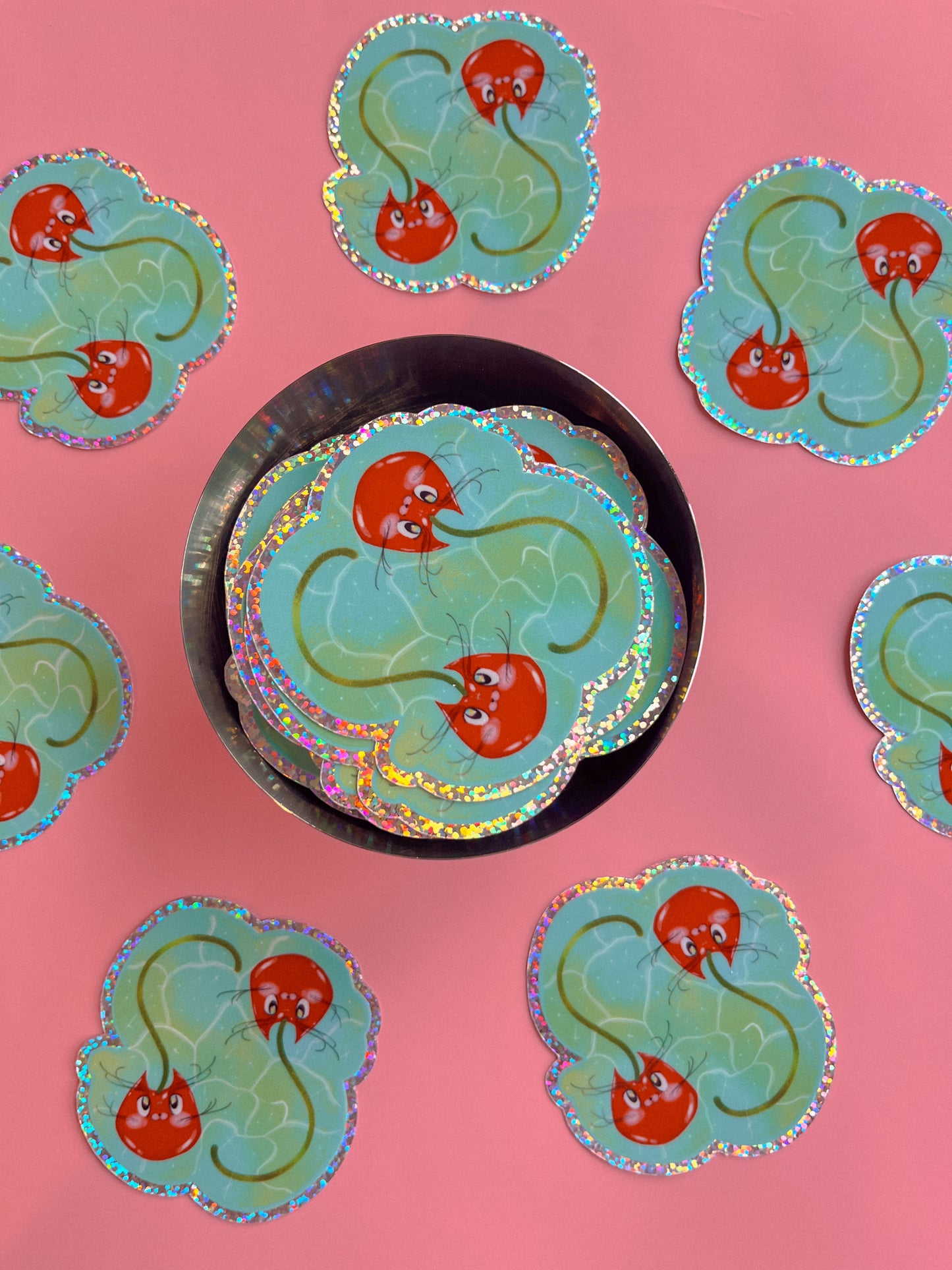 Cherry Cat Astrology Stickers