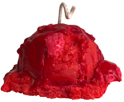 Heladitos - Fresa Strawberry Ice Cream Candle