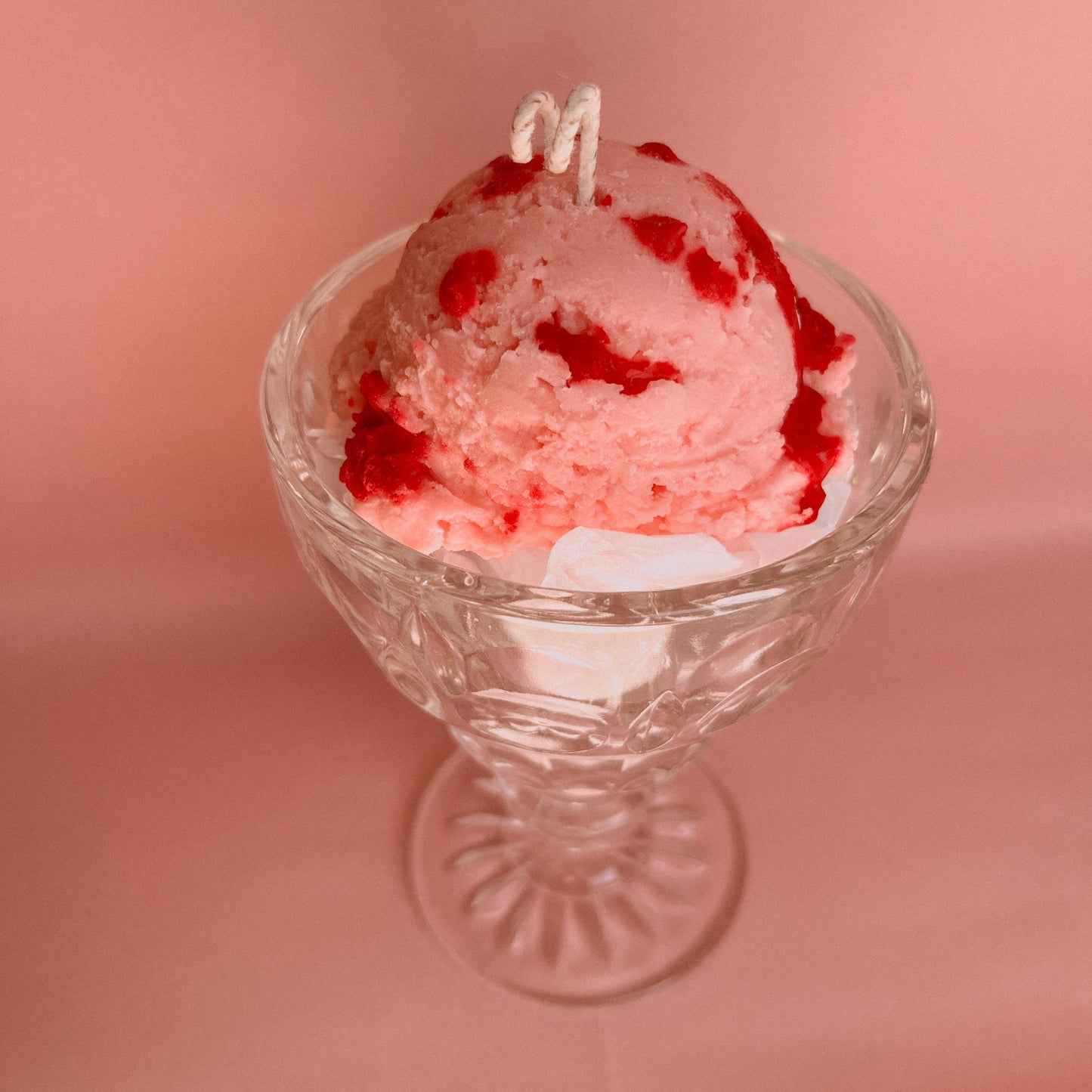 Heladitos - Guavaberry Ice Cream Candle