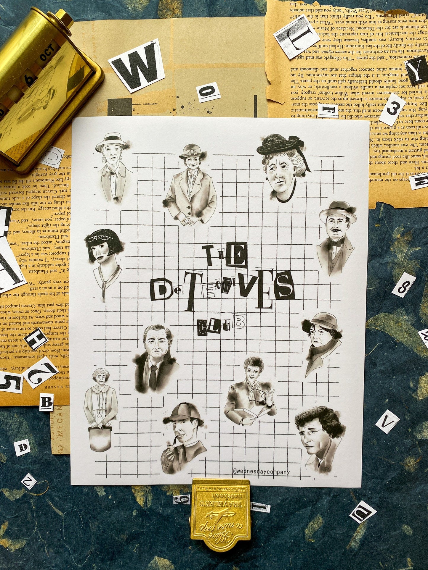 The Detective's Club: A Murder Mystery Set