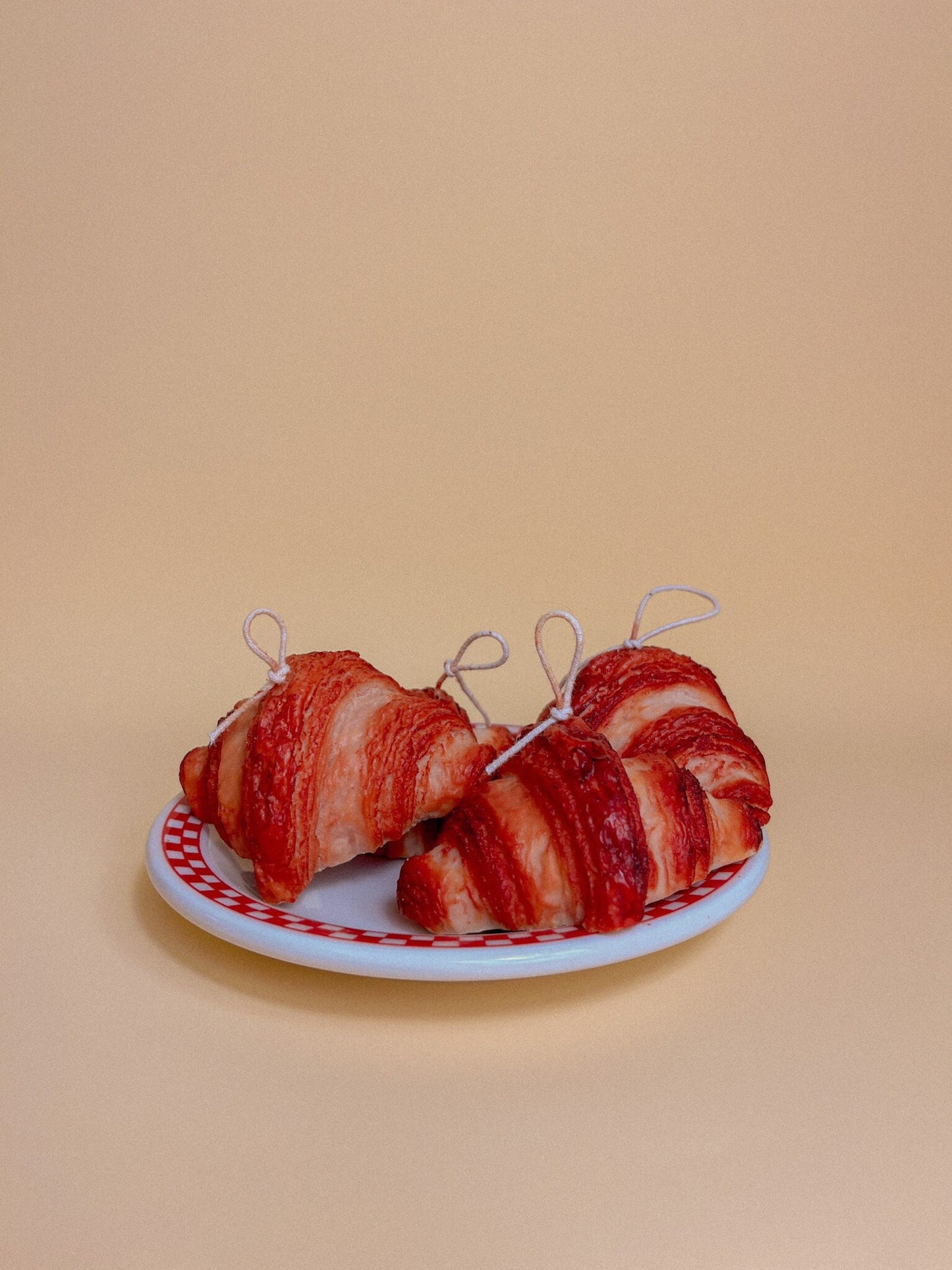 Pancitos de mis Sueños - Croissant Candle // Gift Candle // Bread Candle