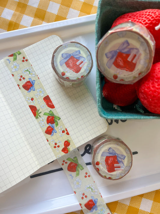 Fresas Coquette Washi Tape