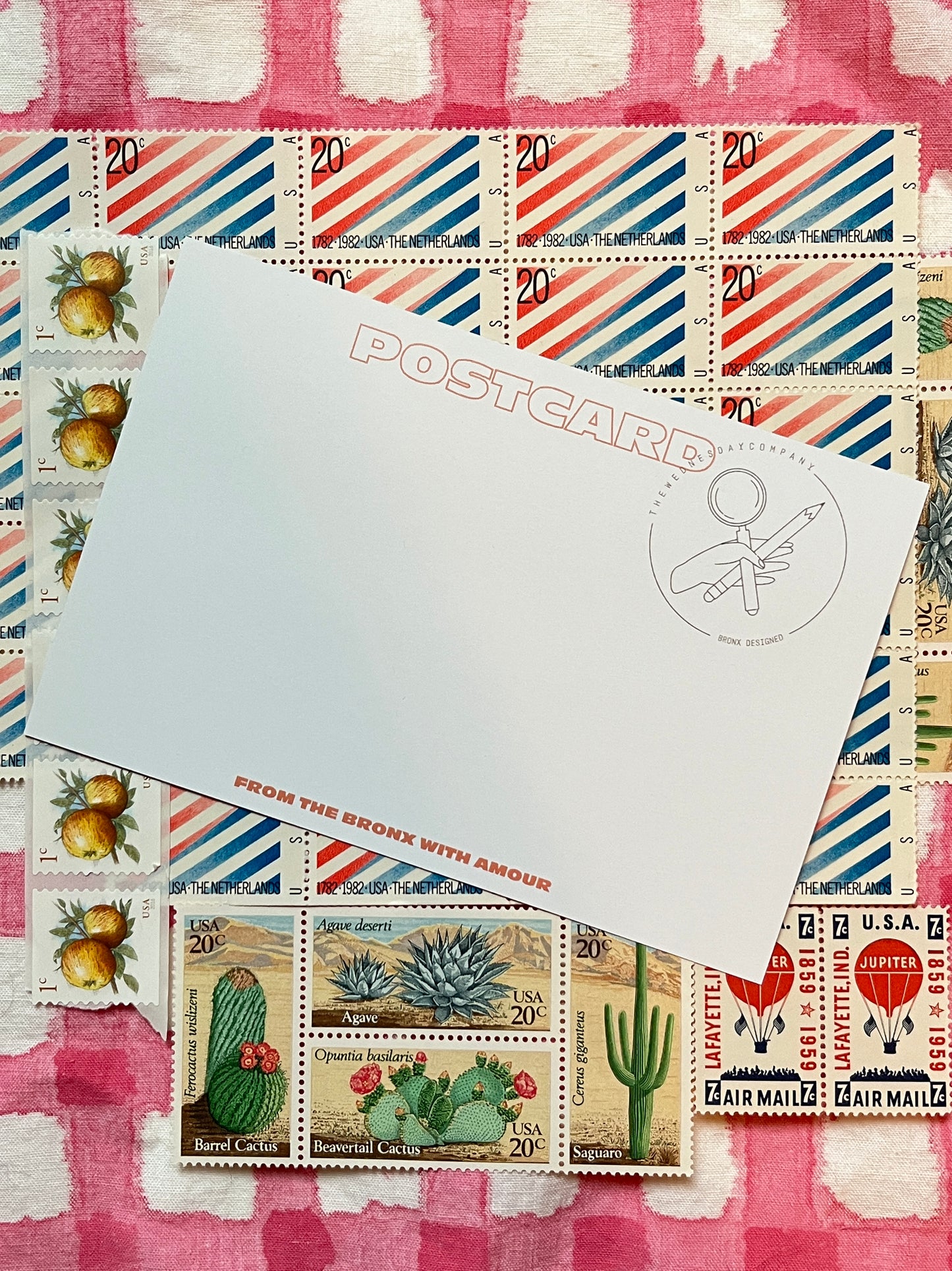 Bonjour from the Bronx Postcard