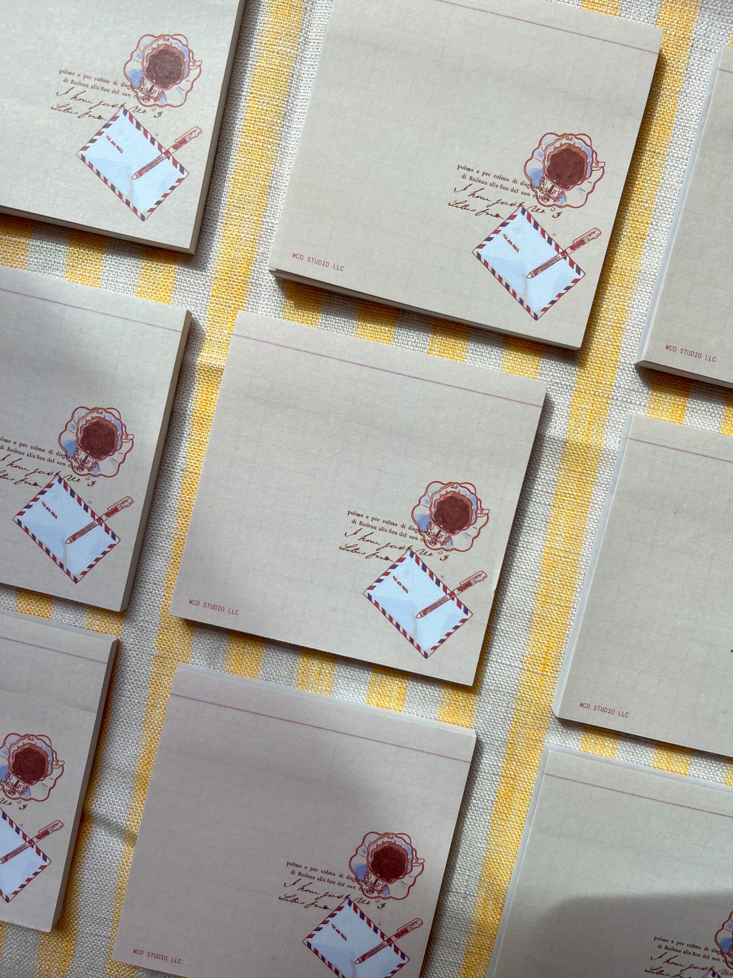 Tea & Letters Sticky Notepad
