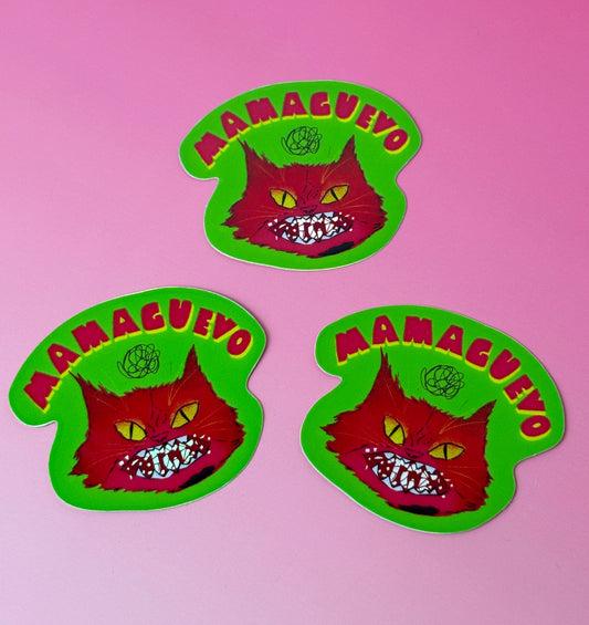 Mamaguevo Holographic Cat Sticker