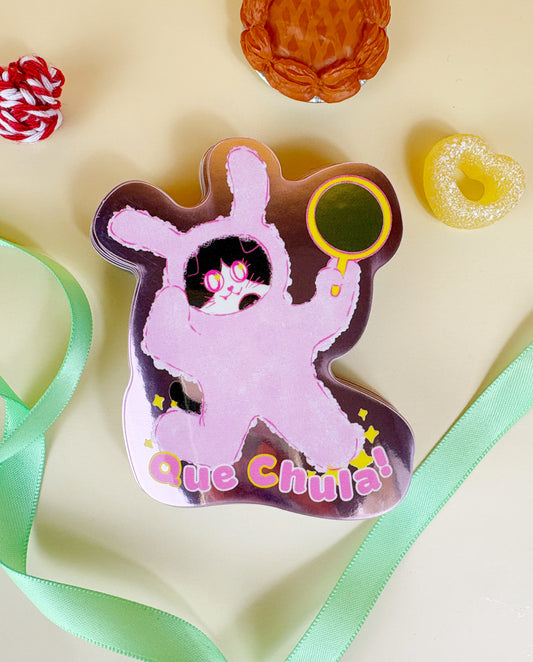 ¡Que Chula! Tuxedo Cat Bunny Sticker