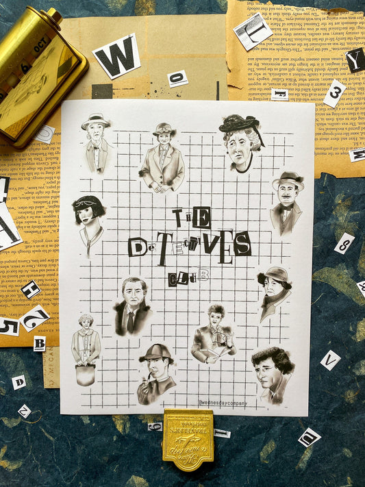 The Detective's Club: A Murder Mystery Set