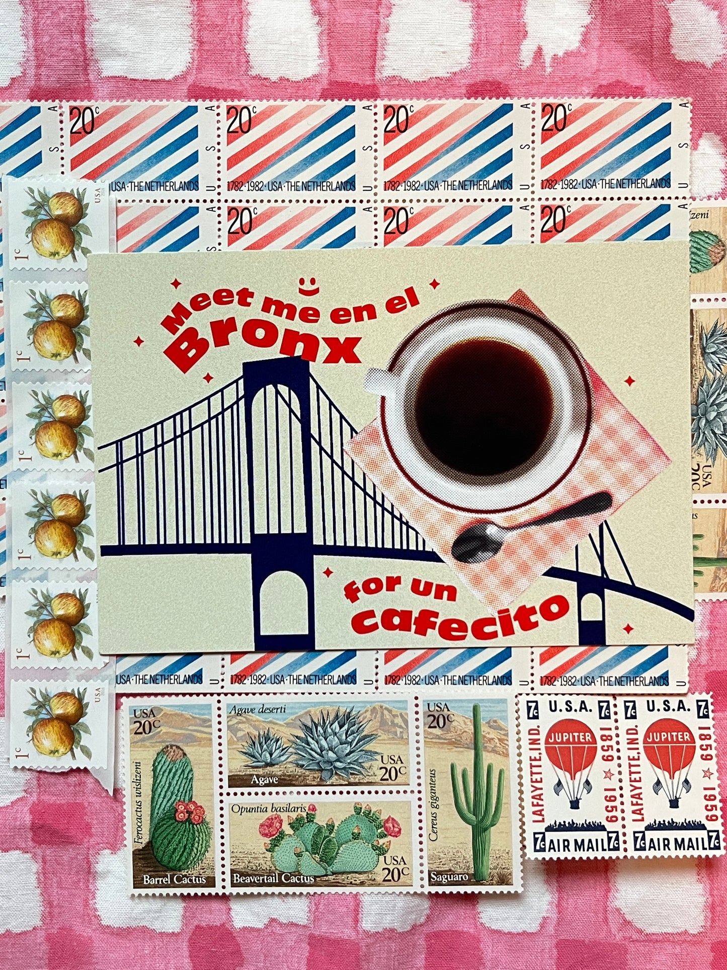 Cafecito Meetup Bronx Postcard